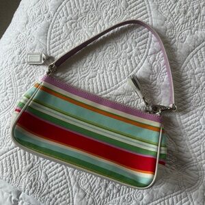 Coach Multicolor Striped Demi bag